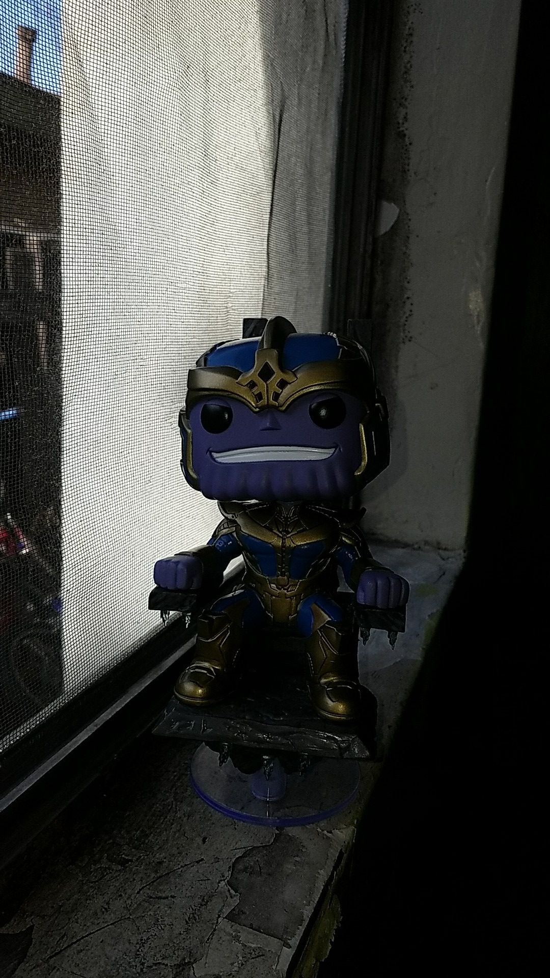 Thanos on throne pop