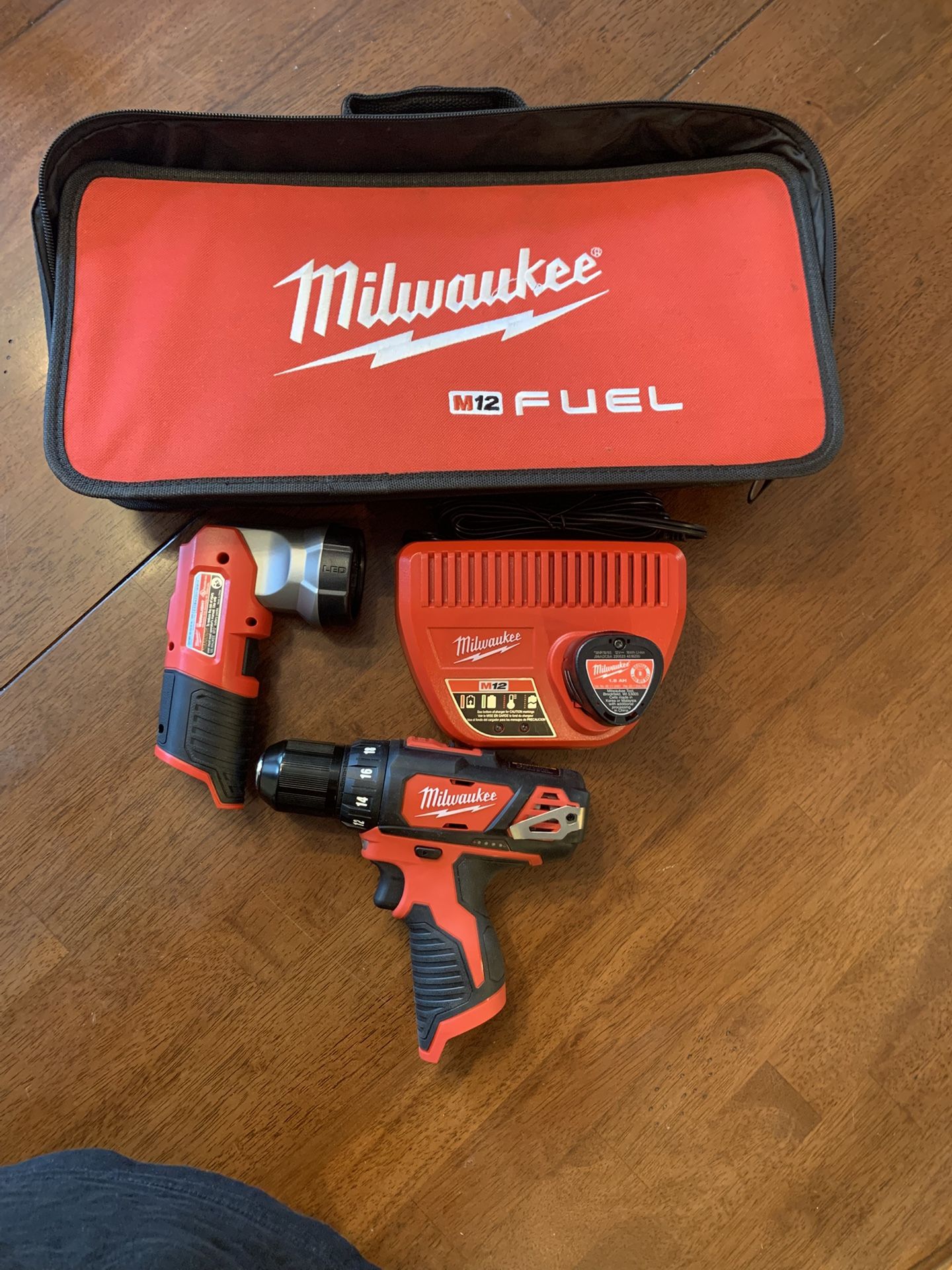 Milwaukee M12 FUEL Tool Kit β Drill, Light,