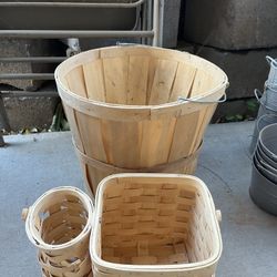 Wooden Baskets