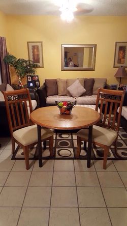 Table and chairs