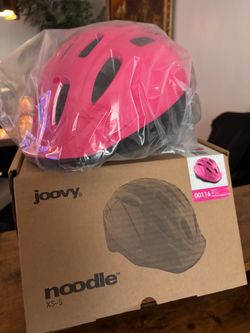 Pink Toddler Joovy helmet