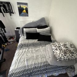 IKEA Bed Frame And Bed  Full Size 