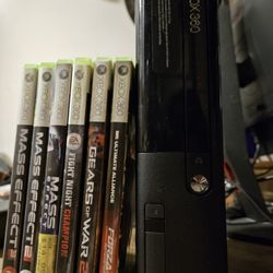 Xbox 360 E With Games 
