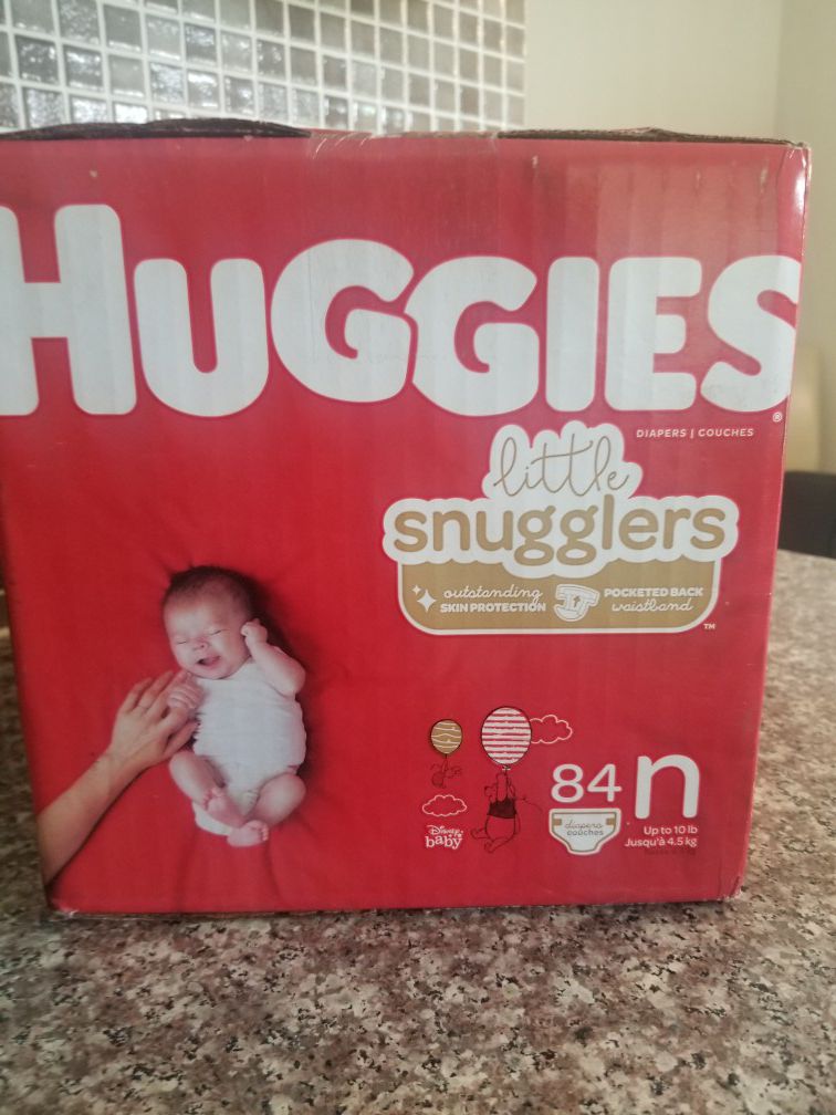 Newborn Huggies diapers