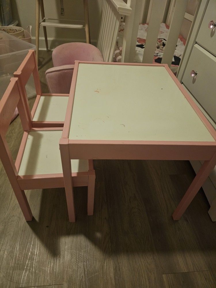 Kids Pink Table