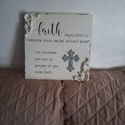 Faith Plaque $3