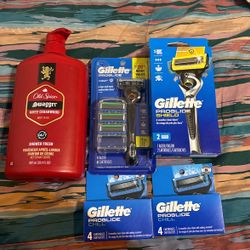 Gillette Razor Blades With 13 Extra Blades