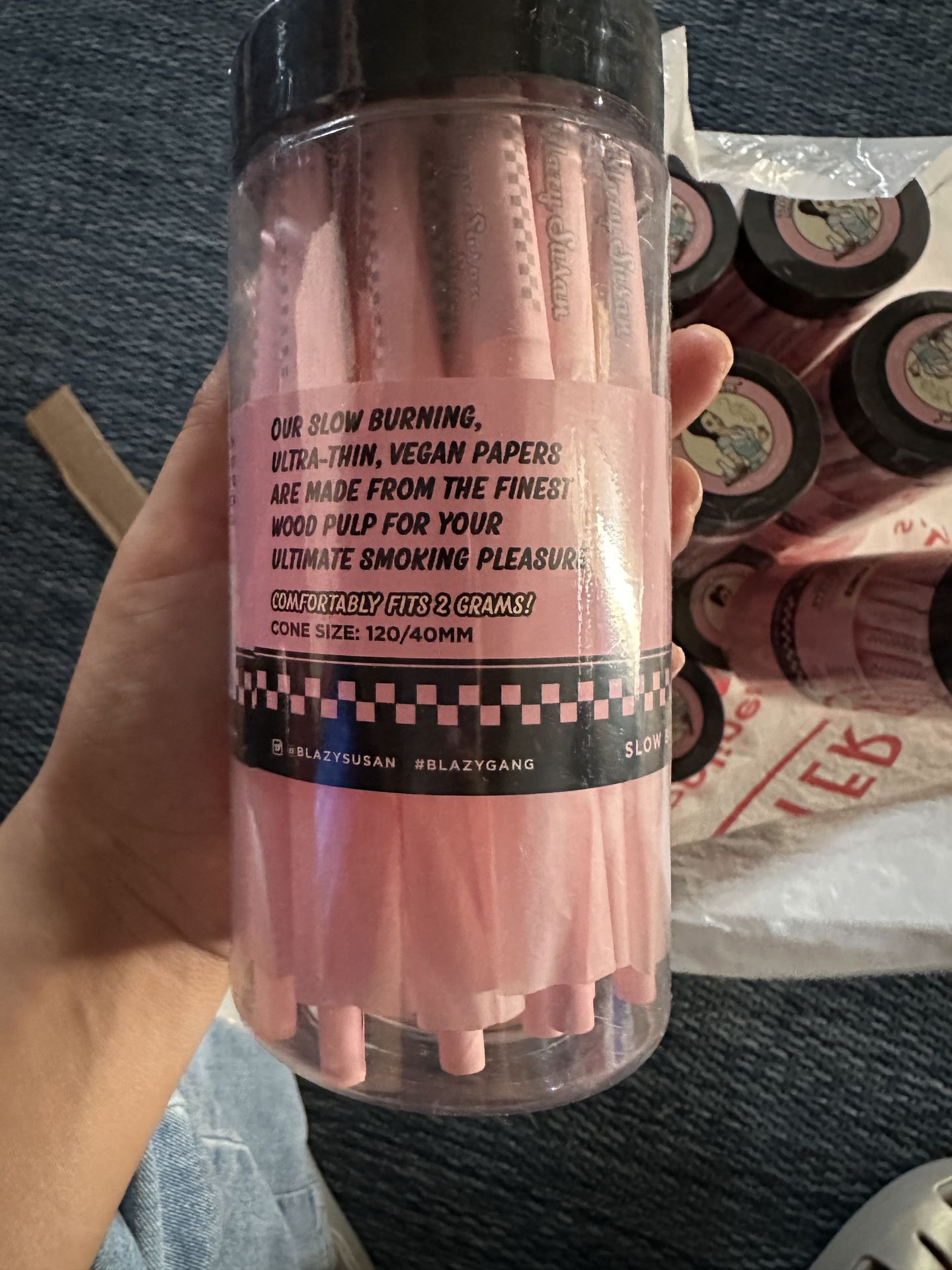 Pink cones