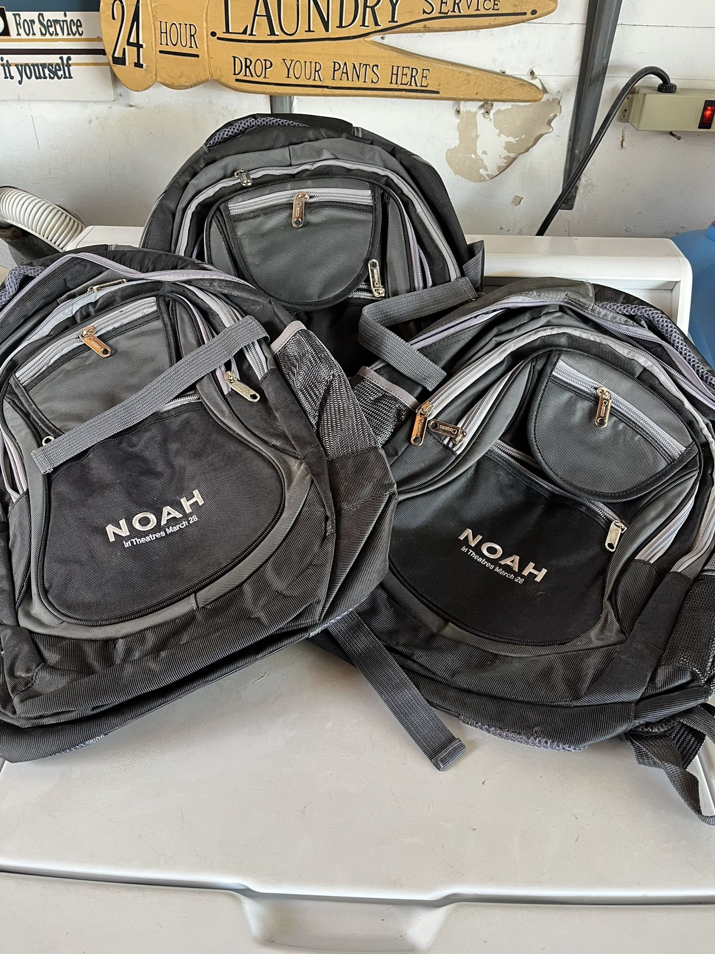 (3) Noah The Movie Backpacks