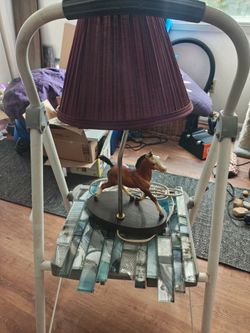 Child's horse lamp