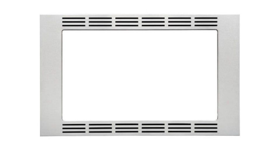 Panasonic - 27" Trim Kit for Select Microwaves - Stainless steel
