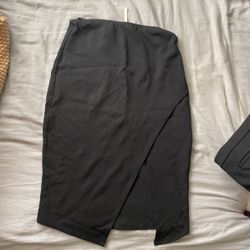 Pencil Skirt with Slit L