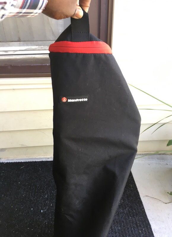 BOGEN MANFROTTO 3254 HEAVY DUTY DOLLY TRIPOD 181B ~ WITH CARRYING BAG-L@@K!!