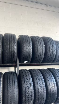 SET OF TIRE 275 50 22 BRIDGESTONE 85% LIFE