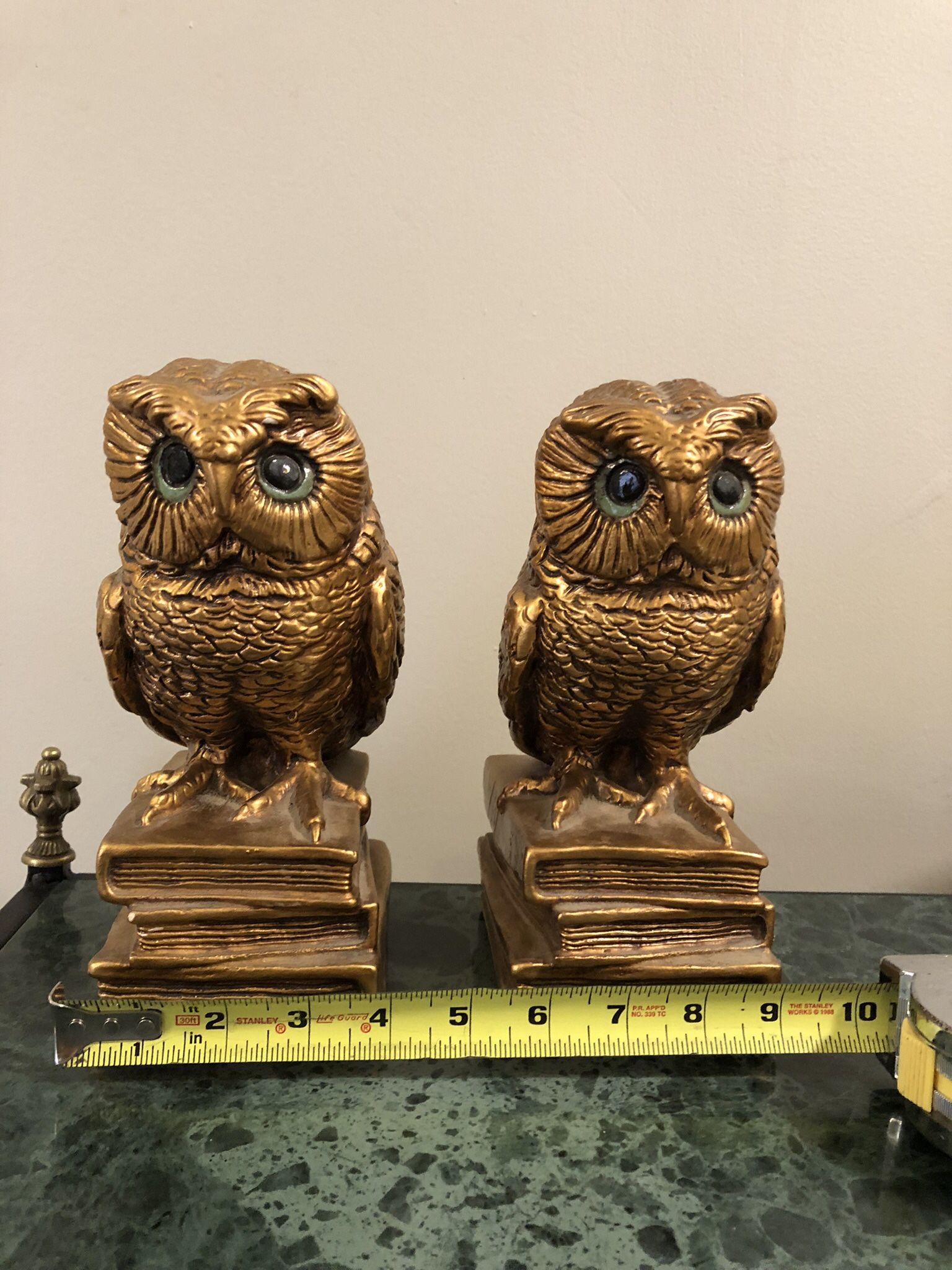 Vintage Owl Bookends