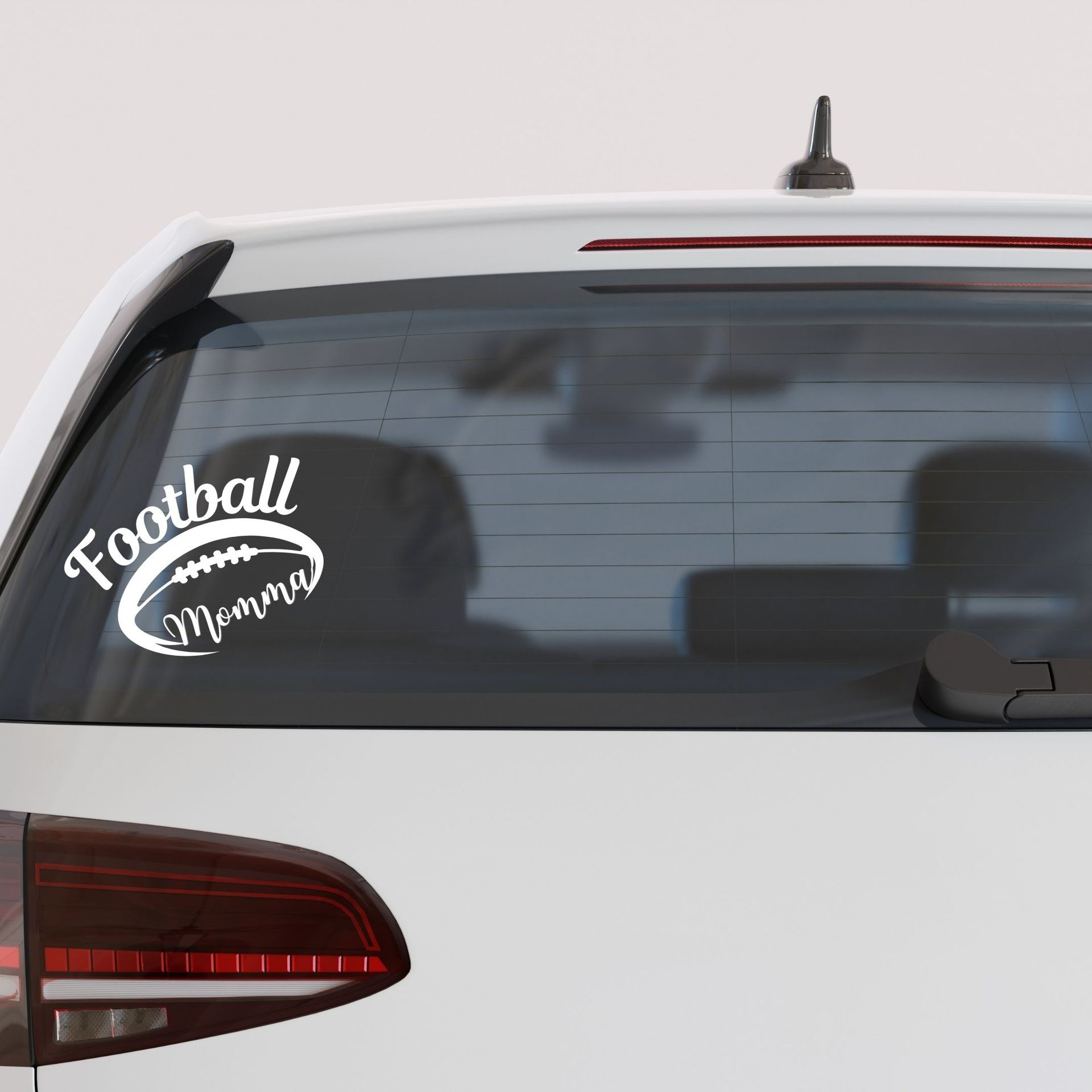 Football Car Decal