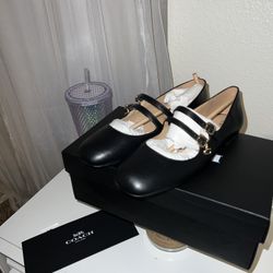 Coach Mary Jane Flats Brand New / Zapatos Coach