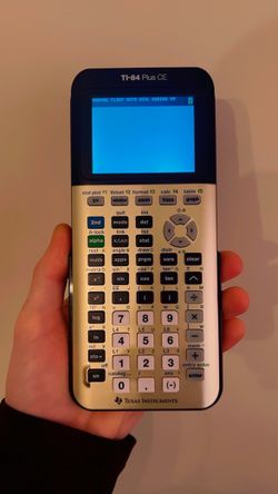TI-84 Calculator With Charger