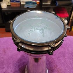 ALESKANDARIA ALUMINUM DARBUKA DRUM HEAD MADE IN SYSIA 17 INCHES TALL. 