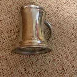 English Pewter  Mug With Gary Name On It