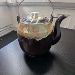 Brown Drip Glaze Teapot