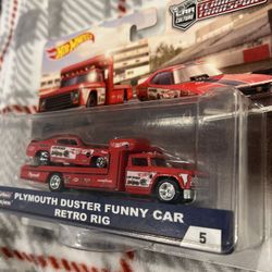 Team Transport Plymouth Duster Funny Car  Retro Rig #5