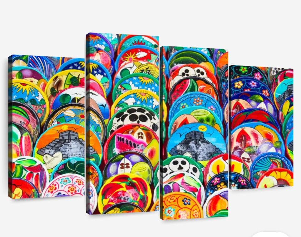Creative Mexican Pottery Wall Art