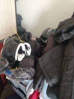 Tons of snow stuff available, snowboarding boots, snow boots, jackets, snow clothes snowboarding pants all great prices and all in the newest conditio