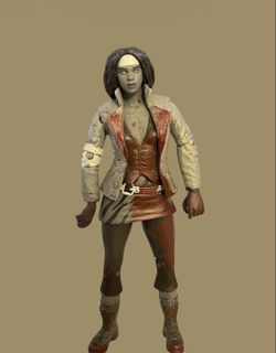 The Walking Dead Michonne Comic Series 1 Bloody Black and White
