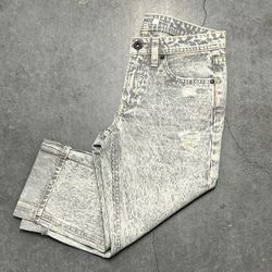 JNCO Forever Young Revival Cuffed Capri Striped Jeans