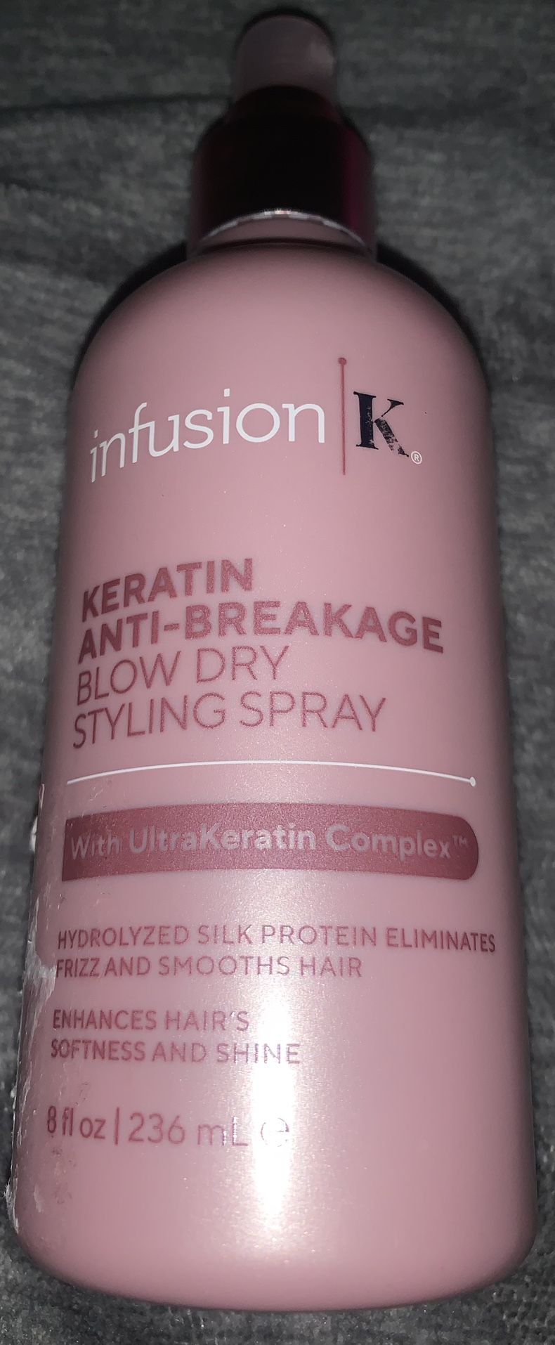 Infusion Keratin Anti-Breakage Blow Dry Styling Spray 8 fI. oz New