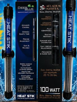 Deep Blue Heat Stik OR Aquarium Masters Dual-Digital Heater