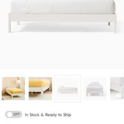 West elm twin bed frame