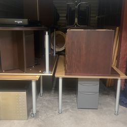Stand Up Desk, New Cabinets