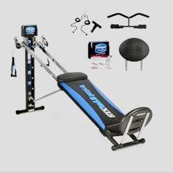 TOTAL GYM XLS TRAINER W/MAT. NEW Never Used