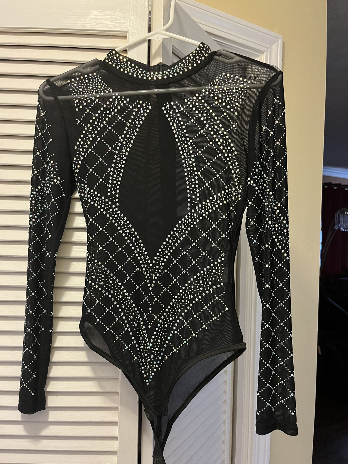 Studded bodysuit