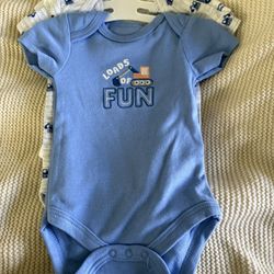 Short Sleeve Onesie 3-Piece Set 