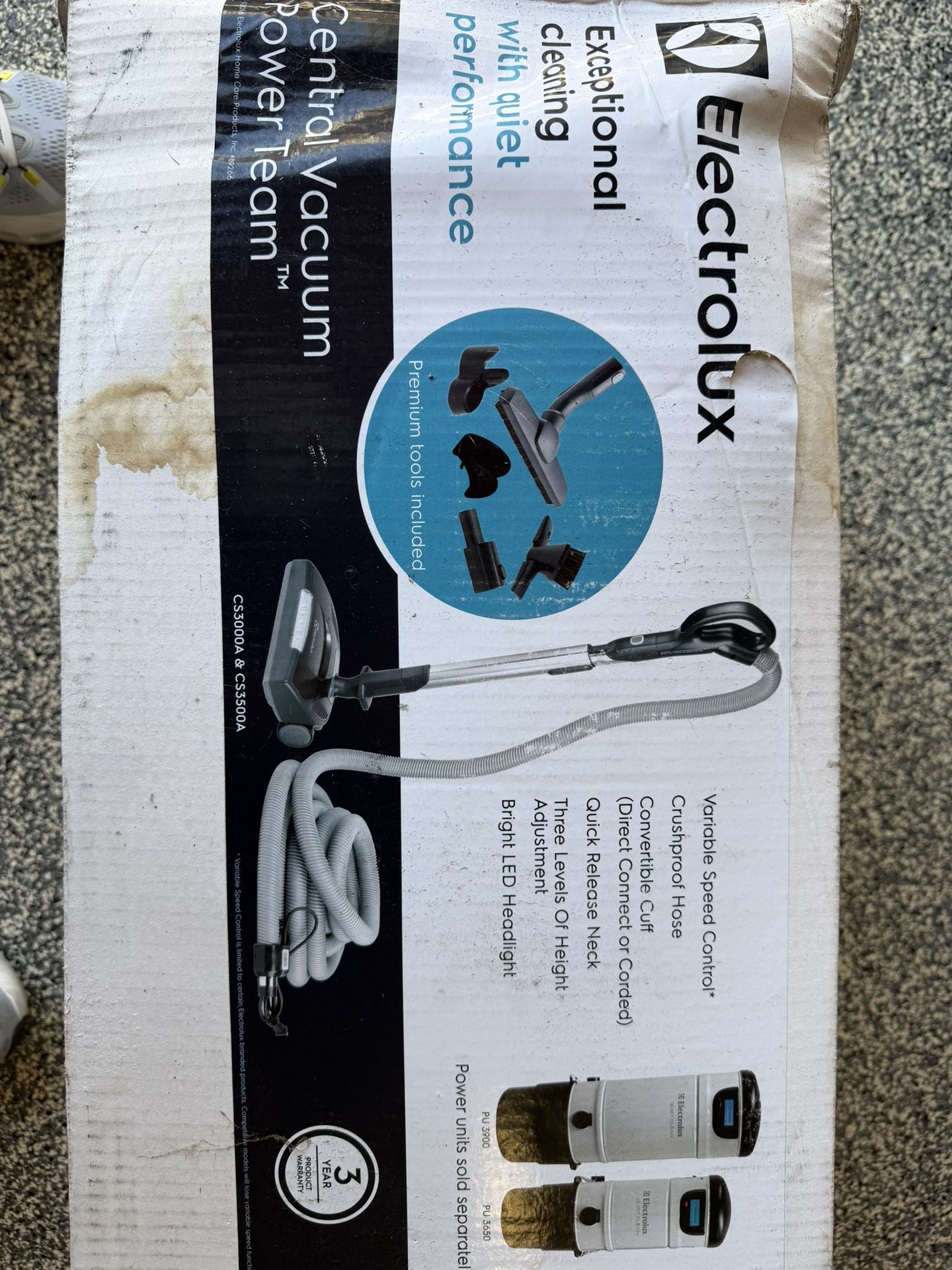 Electrolux Central Vacuum Power Team