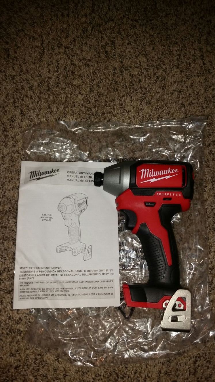 New Milwaukee M18 impact driver 2750-20
