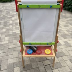 Kid’s Easel with Chalk Board and White Board