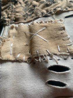 Home designed up-cycled hoodie