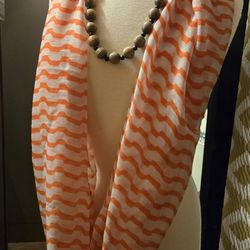 Ladies Semi Sheer Infinity Scarf