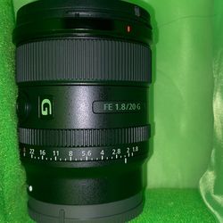 Sony FE 20mm F1.8 G Full-Frame Large-Aperture Ultra-Wide Prime Angle G Lens