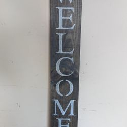 Welcome Sign Board For Entrance 