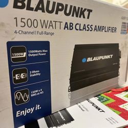 BLAUPUNKT - 1500 WATT AB CLASS AMPLIFIER