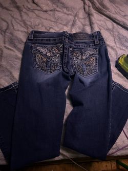 Miss Me Dark Wash Embellished Jeans