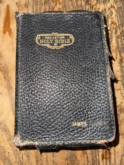 Antique Holman Red Letter Holy Bible (King James)