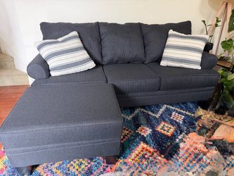 3-Seater Sofa + Matching Ottoman Set