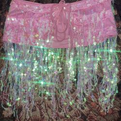 iHeartRaves Sequin Skirt