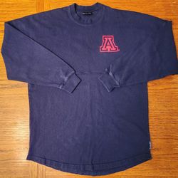 VINTAGE ARIZONA WILDCATS SPIRIT JERSEY SWEATSHIRT,  XS